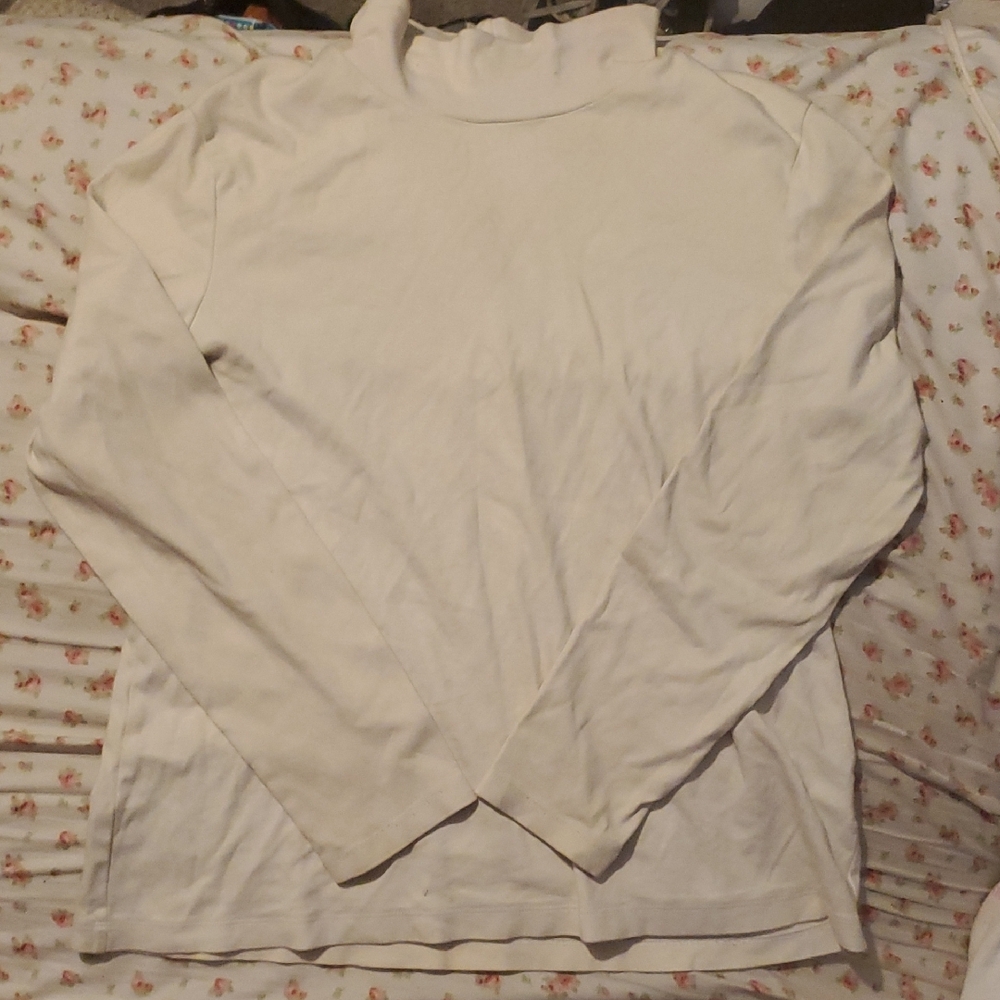 Women's White Turtleneck